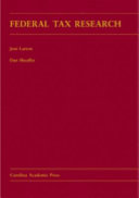 Federal Tax Research Book