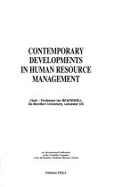 Contemporary Developments in Human Resource Management