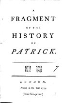 A Fragment of the History of Patrick