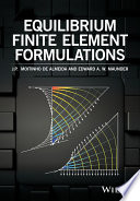 Equilibrium Finite Element Formulations Book PDF