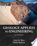 Geology Applied to Engineering PDF Book By Terry R. West,Abdul Shakoor