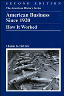 American Business Since 1920 Book