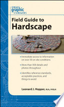 Graphic Standards Field Guide to Hardscape Book PDF