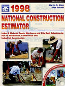 1998 National Construction Estimator Book