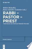 Rabbi   Pastor   Priest