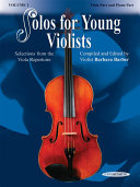 Solos for Young Violists Viola Part and Piano Acc   Volume 1