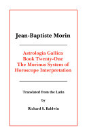 Morinus System of Horoscope Interpretation