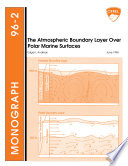 The Atmospheric Boundary Layer Over Polar Marine Surfaces Book