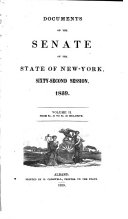 Documents of the Senate of the State of New York