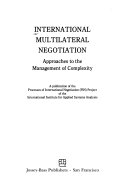 International Multilateral Negotiation