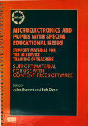 Microelectronics and Pupils with Special Educational Needs