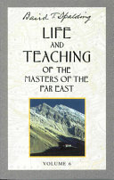Life and Teaching of the Masters of the Far East Book