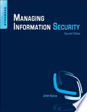 Book Managing Information Security Cover