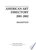 American Art Directory 2001-2002