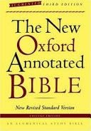 The New Oxford Annotated Bible  Augmented Third Edition  New Revised Standard Version