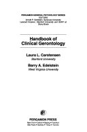 Handbook of Clinical Gerontology Book