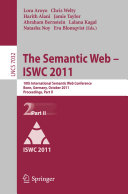 The Semantic Web -- ISWC 2011