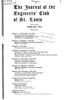 The Journal of the Engineers  Club of St  Louis Book
