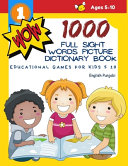 1000 Full Sight Words Picture Dictionary Book English Punjabi Educational Games for Kids 5 10 Book