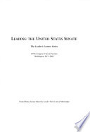 Leading the United States Senate