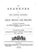 The Statutes of the United Kingdom of Great Britain and Ireland [1827-