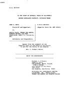 California  Court of Appeal  2nd Appellate District   Records and Briefs