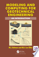 Modeling and Computing for Geotechnical Engineering Book