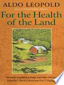 For the Health of the Land Book