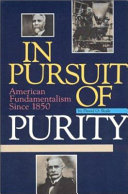 In Pursuit of Purity Book