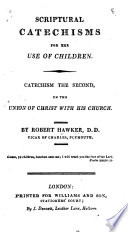Scriptural catechisms for the use of children  Catechism the second Book