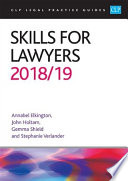 Skills For Lawyers 2018 2019