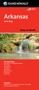 Rand McNally Easy to Read  Arkansas State Map Book PDF