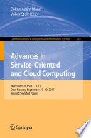 Advances in Service Oriented and Cloud Computing Book