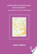 Short Term Psychodynamic Psychotherapy Book