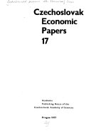 Czechoslovak Economic Papers