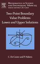 Two-Point Boundary Value Problems: Lower and Upper Solutions Pdf/ePub eBook