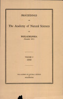 Proceedings of The Academy of Natural Sciences (Vol. C, 1948)