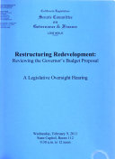 Restructuring Redevelopment