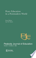 Peace Education in a Postmodern World Book