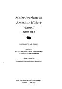 Major Problems in American History