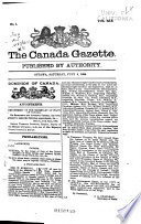 The Canada Gazette Book
