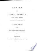 Poems by Thomas Hoccleve