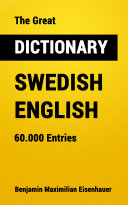 The Great Dictionary Swedish - English Pdf/ePub eBook
