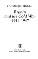 Britain and the Cold War  1941 1947