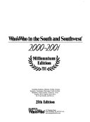 Who's Who in the South and Southwest 2000-2001