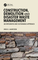 Construction, Demolition and Disaster Waste Management Pdf/ePub eBook