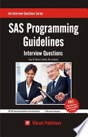 SAS Programming Guidelines Interview Questions You ll Most Likely Be Asked