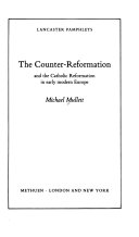 The Counter-Reformation and the Catholic Reformation in Early Modern Europe