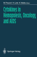 Cytokines in Hemopoiesis  Oncology  and AIDS