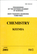 Proceedings of the Estonian Academy of Sciences, Chemistry